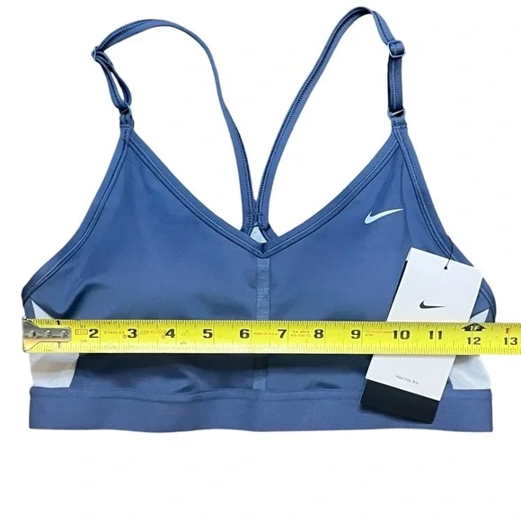 New! Nike Indy Light Support Sports Bra Medium Diffused Blue - Picture 2 of 6